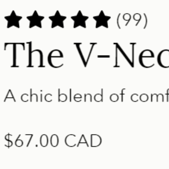 FRANC White V-Neck Tee - 3X - Picture 9 of 9